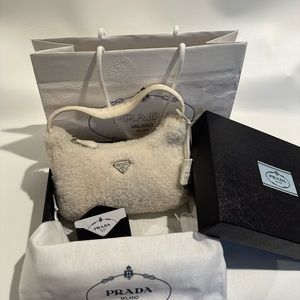 Shearling Prada Bag